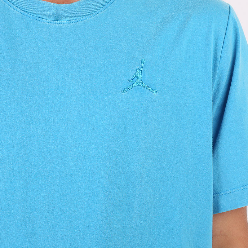 мужская голубая футболка Jordan Washed T-Shirt CJ6225-482 - цена, описание, фото 2